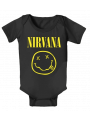 body bebè rock bambino Nirvana Smiley