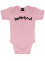 body bebè rock bambino Motörhead Logo Pink