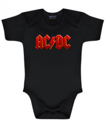 body bebè rock bambino AC/DC AC/DC Logo