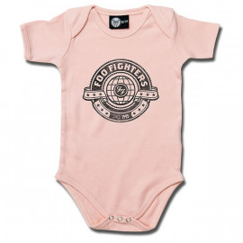 body bebé Foo Fighters Logo Pink