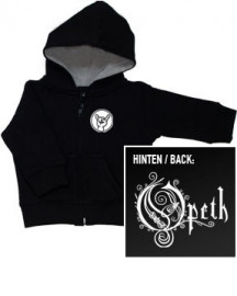 Maglia per bambini con cerniera/cappuccio Opeth Logo (Print On Demand)