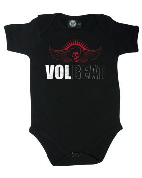 body bebè rock bambino Volbeat Skullwing