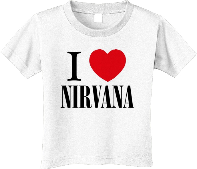 T-shirt bambini Nirvana Love