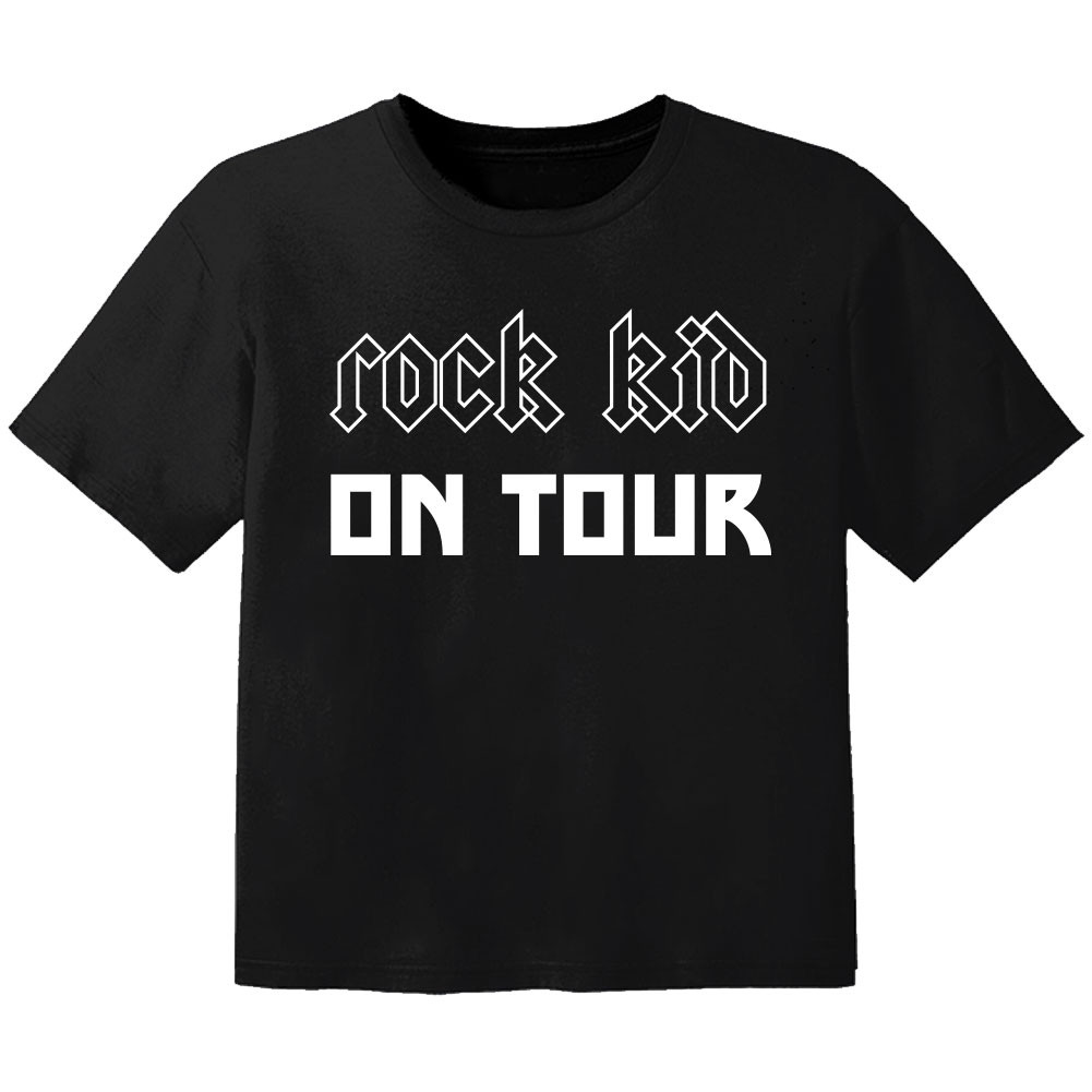 T-shirt Bambini Rock rock kid on tour