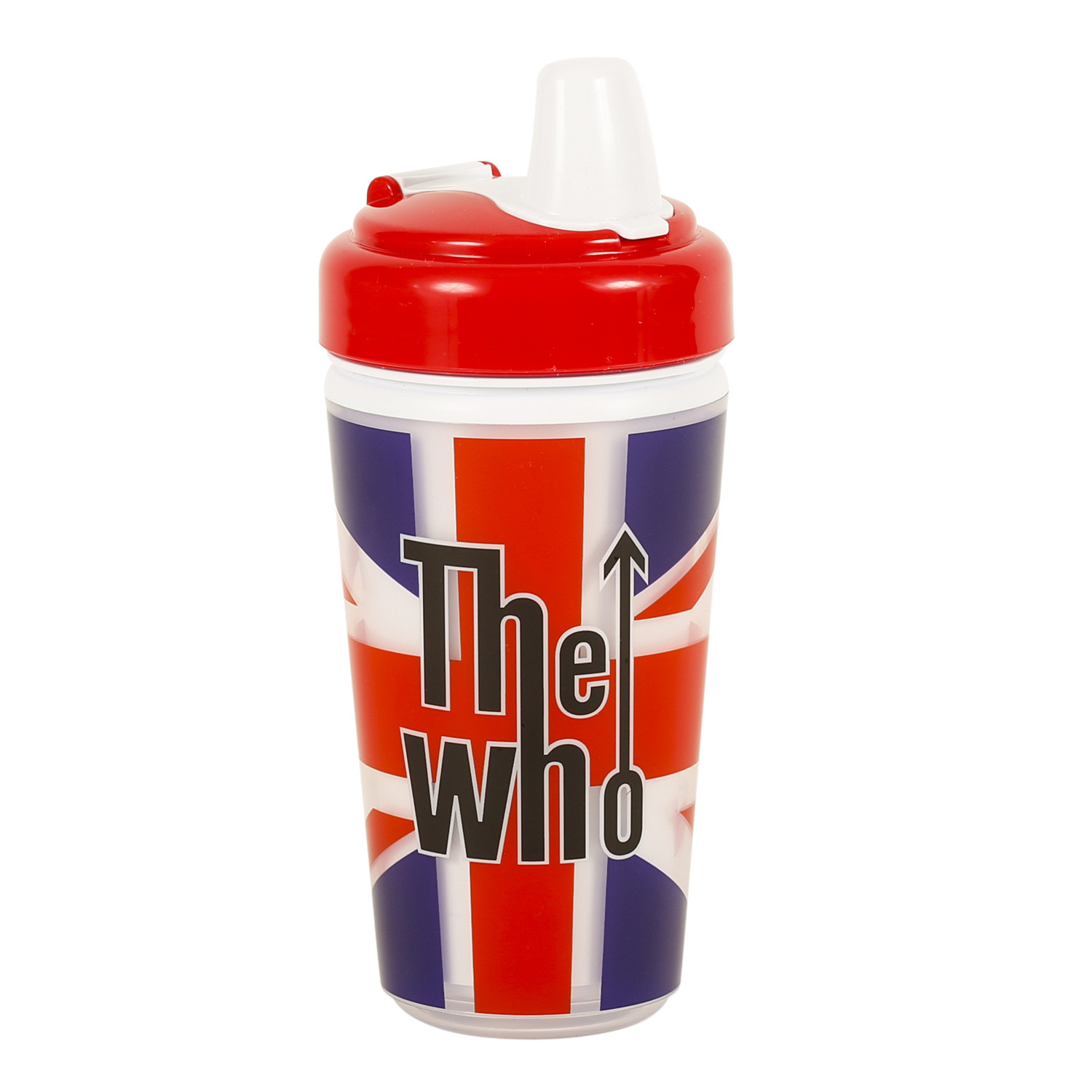 Bicchiere con beccuccio anti-goccia Union Jack dei The Who