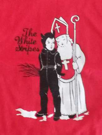 T-shirt bambini White Stripes Krampus