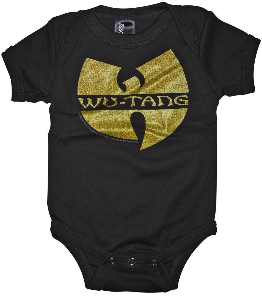 body bebè rock bambino Wu-tang Clan Baby onesie Wutang logo