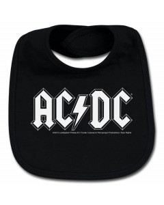 Bavaglino AC/DC – Logo white