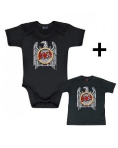 Idea regalo Body bebè Slayer Silver Eagle & Slayer t-shirt bebè