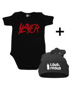 Idea regalo Body bebè Slayer & Loud & Proud Cappello
