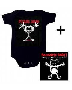 Idea regalo Body bebè Pearl Jam Stickman & Rockabye Baby Pearl Jam
