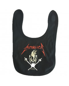 Bavaglino Metallica – Logo white