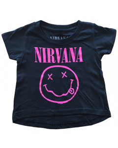 Nirvana t-shirt bebè Smiley Pink