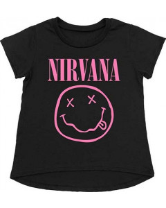 Nirvana t-shirt bambini Smiley Pink