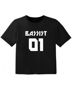 T-shirt Bambino Rock bassist 01
