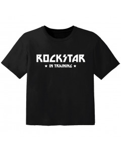 T-shirt Bambini Rock rockstar in training